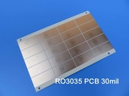 PWB de alta frequência da placa de circuito impresso 2-Layer de Rogers RO3035 Rogers 3035 30mil 0.762mm com DK3.5 DF 0,0015