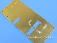 Rogers RO4003C PCB Substratos de vidro revestido de hidrocarbonetos/cerâmica
