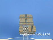Os laminados de alta frequência Rogers RT/duroid 5880 são compósitos de PTFE reforçados com microfibras de vidro