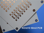 RO3210 materiais de circuito de alta frequência PCB rígido de 2 camadas com amostra de ouro de imersão