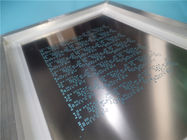 Folha de aço inoxidável feita estêncil do laser SMT 0.12mm com quadro do alumínio de 520 x de 420mm
