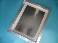 Folha de aço inoxidável feita estêncil do laser SMT 0.12mm com quadro do alumínio de 520 x de 420mm