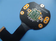 Rígido-cabo flexível grosso flexível PCBs de PCBs 0.25mm do Polyimide de PCBs do acesso dobro para o interruptor da giga byte
