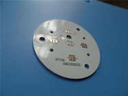 PWB 1W/MK do alumínio para a placa de circuito impresso leve conduzida ENIG do núcleo do metal