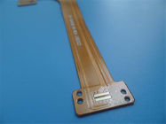 Ouro flexível Multilayer FPC do circuito impresso de PCBs do Polyimide de PCBs com placa grossa de PCBs do cabo flexível de 0.25mm