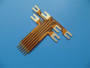 Ouro PCBs flexível da imersão com placa de cobre pesada coverlay amarelo de PCBs do cabo flexível de 2 onças FPC