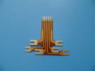 Ouro PCBs flexível da imersão com placa de cobre pesada coverlay amarelo de PCBs do cabo flexível de 2 onças FPC