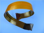 Única camada PCBs flexível fino construído no Polyimide com 1oz cobre 0.2mm grossos e ouro da imersão para antenas encaixadas