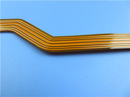 PWB flexível da camada dupla construído no Polyimide com cobre de 2 onças e ouro da imersão para o controle industrial