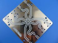 Placa de circuito tomada partido do PWB dobro de alta frequência RF do PWB Rogers 30mil 0.762mm RO4350B para LNCs