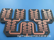 PWB de alta frequência de PTFE no PWB barato do RF PTFE da camada DK2.2 dupla para acopladores