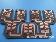 TLX-8 placa de circuito de alta frequência Taconic do PWB 62mil 1.575mm TLX-8 RF com OSP