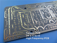 PWB de alta frequência Taconic da placa de circuito TLX-6 impresso 62mil 1.575mm TLX-6 RF com ouro da imersão