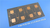 PWB de alta frequência da micro-ondas da placa de circuito impresso F4B de PTFE