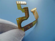 PCBs flexível Multilayer FPC da tira coverlay amarela do diodo emissor de luz de 4 camadas ouro flexível da imersão
