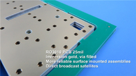 Rogers RO3010 PCB 2 camadas 1 oz de cobre Substrato RF de alta frequência