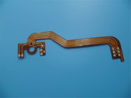Placa de cobre pesada 2 onça PCBs flexível frente e verso com imersão grossa Glod de PCBs do Polyimide de 0.3mm