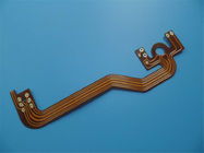 Placa de cobre pesada 2 onça PCBs flexível frente e verso com imersão grossa Glod de PCBs do Polyimide de 0.3mm