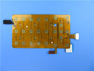 PWB flexível de 4 camadas construído no Polyimide com cobre de 2 onças e ouro da imersão mais teclados numéricos para dispositivos móveis