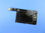 Protótipo flexível do circuito de Pritned da dupla camada (FPC) com Coverlay preto e ouro da imersão para o RFID