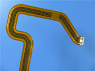 Placa de circuito impresso flexível FPCB da camada dupla no Polyimide com controle do ouro e da impedância da imersão para o conector de USB