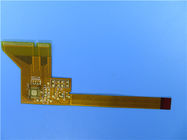 Circuito impresso flexível (FPC) construído no Polyimide 1oz com o ouro chapeado para o módulo da temperatura