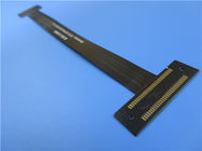Chapeamento flexível de PCBs da camada dupla no Polyimide com 0.25mm densamente com ouro da imersão