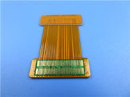Placa flexível do PWB da dupla camada com o laser chapeado ouro cortado para a amostra de FPC