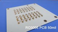 PWB da micro-ondas da placa de circuito impresso 2-Layer de Rogers RO3006 RF Rogers 3006 50mil 1.27mm com ouro da imersão