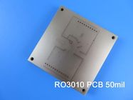 PWB da micro-ondas da placa de circuito impresso 2-Layer de Rogers RO3010 RF Rogers 3010 50mil 1.27mm com prata da imersão