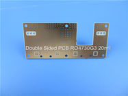 PWB de alta frequência da micro-ondas da placa de circuito impresso DK3.0 do PWB 2-Layer Rogers 4730 20mil 0.508mm de Rogers RO4730G3 DF 0,0028