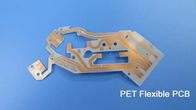 Circuito impresso flexível FPC construído no ANIMAL DE ESTIMAÇÃO transparente para o tela táctil capacitivo