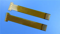 Tira de ligamento conexiva flexível do circuito impresso com ouro do projeto simples e da imersão para o cabo liso flexível