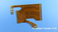 Placa de circuito impresso flexível estanhada FPCB com o reforçador FR-4 para o módulo do LCD