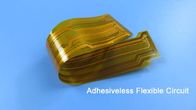 Circuito impresso flexível FPC de Adhesiveless construído no Polyimide fino transparente de Glueless com o ouro chapeado seguindo
