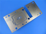 Placa de circuito impresso de alta frequência RF-35 PCB 30 mil 1,524 mm dupla face com máscara de solda preta e dourada de imersão