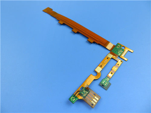 PWB flexível Multilayer com ouro da imersão em 0.2mm densamente