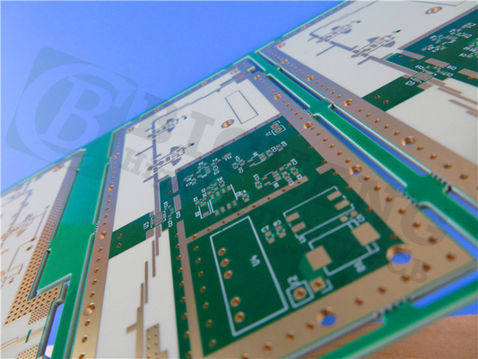 RO3210 materiais de circuito de alta frequência PCB rígido de 2 camadas com amostra de ouro de imersão