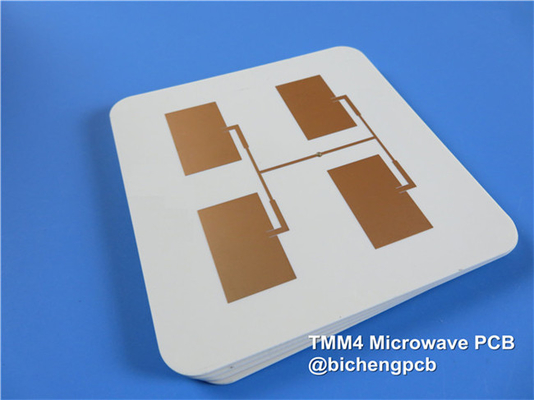 Rogers TMM4 PCB 2 camadas 25mil material de microondas para aplicações em linha de tira e micro-tiras