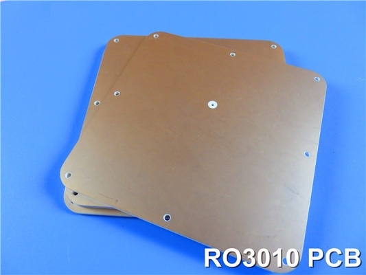RO3010 PCB 4 camadas 2,7 mm Sem vias cegas revestidas 1 oz (1,4 mils) camadas externas peso Cu