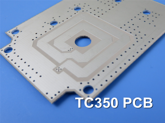 Os laminados Rogers TC350 são substratos de placas de circuito impresso de 2 camadas PCB 20mil com nível de solda a ar quente (HASL)
