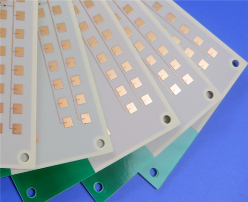 FSD1020T PCB personalizado laminado de alta freqüência Substrato RF de 0,508 mm com acabamento ENIG para aplicações de microondas e UAV