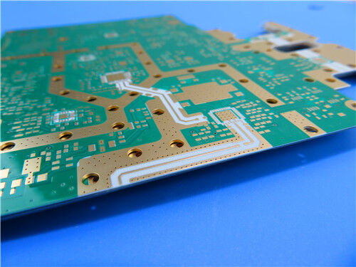 RO4003C PCB laminado de alta freqüência 6 camadas de empilhamento híbrido, 1,74 mm, ouro duro, vias cegas, classe 3 do IPC para radar automotivo e 5G
