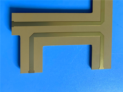 TF440 Laminado de PTFE com enchimento cerâmico e PCB rígido personalizado de 2 camadas construído em substrato de 25 mil com ouro de imersão