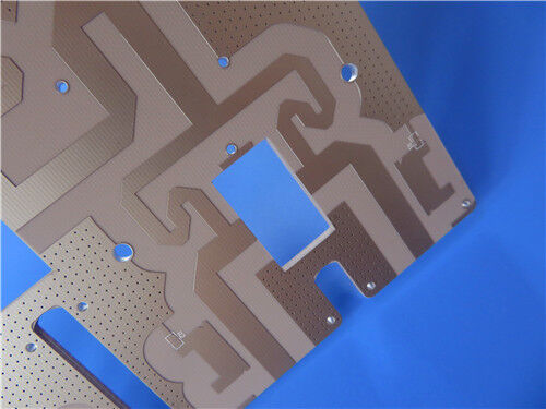 Rogers RO3010 DK 10.2 Laminado de alta frequência e material misto 4-camada 1.27mm + 0.076mm + 1.27mm PCB para microondas RF
