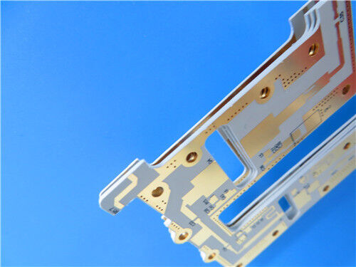 Rogers CLTE-MW Laminado de Alta Frequência com espessura do núcleo do material de 0,102 mm PCB CLTE-MW de dois lados com Revestimento de Ouro Pura para 5G e outras aplicações de ondas milimétricas