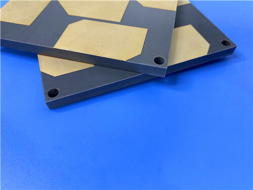 F4BME245 Fibra de vidro laminada de PTFE com cobre tratado reverso 4mil material de lado duplo e soluções de PCB ultrafinos com ouro de imersão