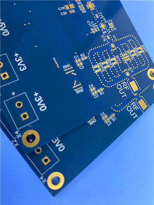 PCB Híbrida RO3003+370HR de 6 Camadas com Vias Cegas (Camadas 1–2) e preenchidas com pasta de cobre condutiva (0,15 mm)