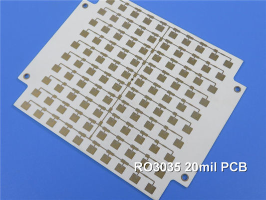 PWB de alta frequência da placa de circuito DK3.5 do PWB 2-Layer Rogers 3035 20mil 0.508mm da micro-ondas de Rogers RO3035 DF 0,0015