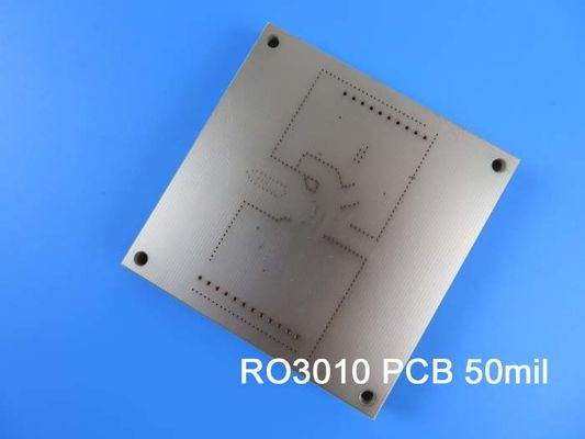 Rogers RO3010 RF placa de circuito impresso de 2 camadas Rogers 3010 50mil 1.27mm RF / microondas PCB com imersão prata